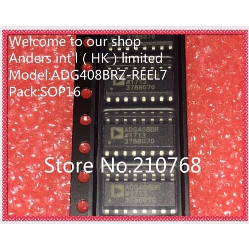 10pcs/lot ADG408BRZ-REEL7 ADG408BRZ ADG408BR ADG408 IC MULTIPLEXER 8X1 16SOIC