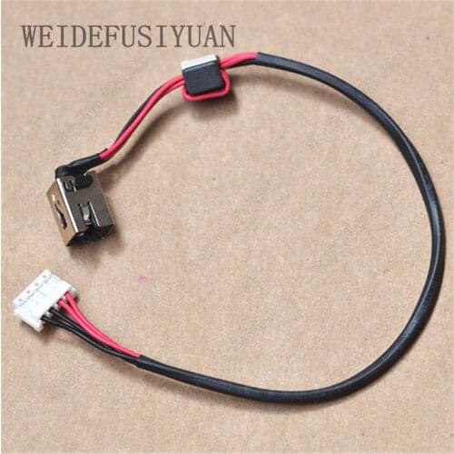 10PCS Wire Harness DC Power Jack Socket Connector With Cable for for Lenovo G580 G585