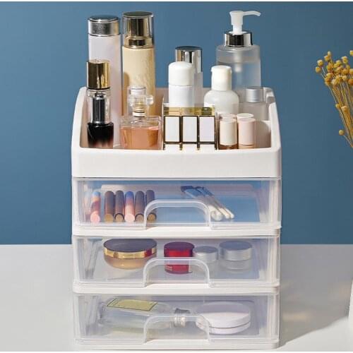 2/3 Layer Makeup Brush Drawer Storage Box Jewelry Case Sundries Holder Organizer Jewelry Case Sundries Holder