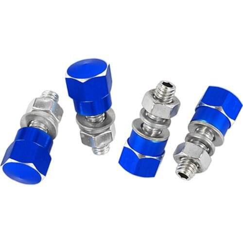 4pcs Aluminium Alloy Motorcycle License Plate Frame Fasteners/Bolts/Screws