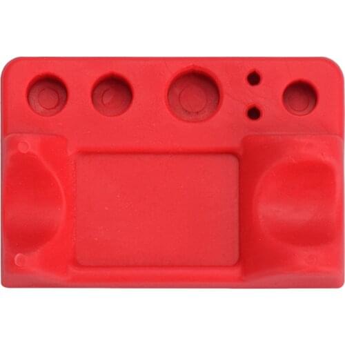6 Hole Silicone Ink Cup Pen Holder Stand Display Storage Rack