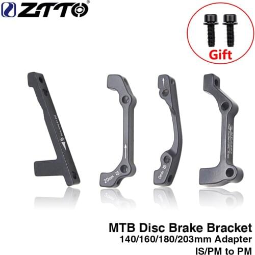 ZTTO MTB Disc Brake Mount Adapter Bracket 140mm 160mm 180mm 203mm IS PM To PM Disc Brake Spacer washer Adaptor For MTB Road Bike