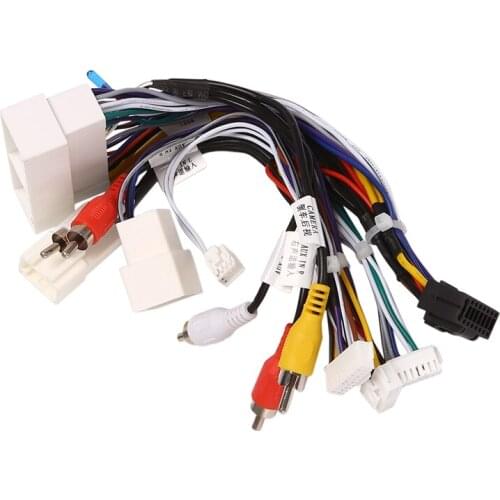 Car Stereo Audio 16 PIN Android Power Wiring Harness Cable Adapter for Hyundai Elantra Mistra KIA K3 Sorento 2016-2019