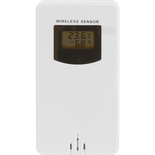 Digital Temperature Humidity Wireless Sensor Meter Hygrometer Electronic Thermometer In/Outdoor Used with Weather Station