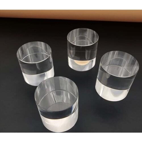 Cylindrical light guide Glass lenes round Crystal crafts, home decoration Factory custom processing