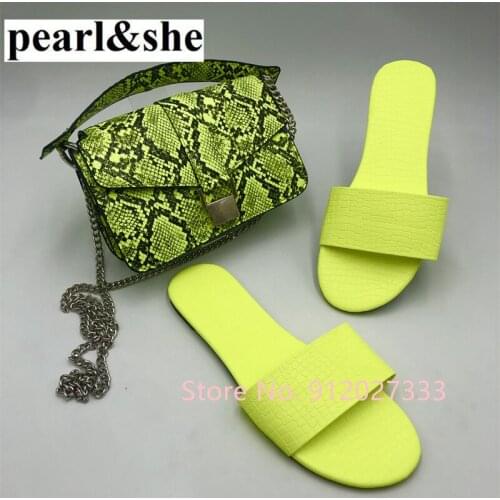 Handbags Women Bags Shoes Match Bags Match Ladies Purses Spring Summer Slipper Sandal Fashion Serpentine Circular Bag Luxury