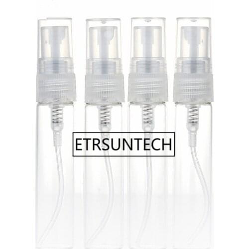 Mist Spray Bottle Spray Pump Bottle 2ml 3ml 5ml 10ml Travel Refillable Glass Perfume Bottle With Sprayer F1661