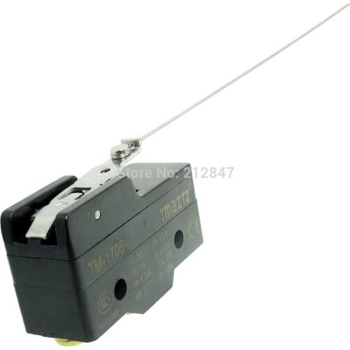 TM-1705 Long Hinge Lever SPDT Momentary Micro Switch Ui 380V Ith 15A