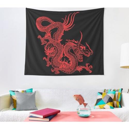 Chinese Dragon Tapestry Home Decoration Wall Blanket Tapestry Bedroom Wall Hanging Yoga Mat
