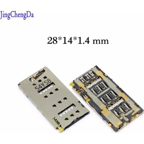 JCD New Dual SIM card Socket reader Tray Holder Slot Replacement for Sony Xperia Z4 E6553 E6533 Z3+ high quality