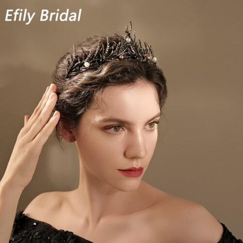 Rhinestone Crown Crystal Tiaras and Crowns for Women Hair Accessories Party Hair Jewelry Bridesmaid Gift Prom Headpiece Headwear