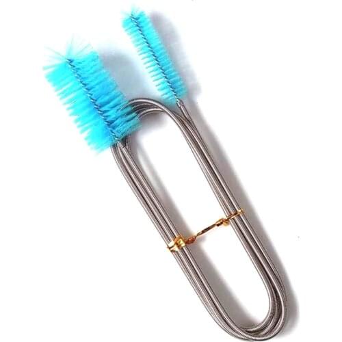 NEW Pipe Cleaning Brush Air Tube Flexible Double Ended Hose Aquarium Accessories Tank Cleaner Water Filter Nylon
