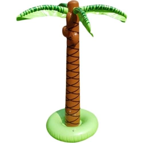 Y55B New1.6m Inflatable Coconut Palm Tree Water Spray Beach Party Pool Inflatable Toy