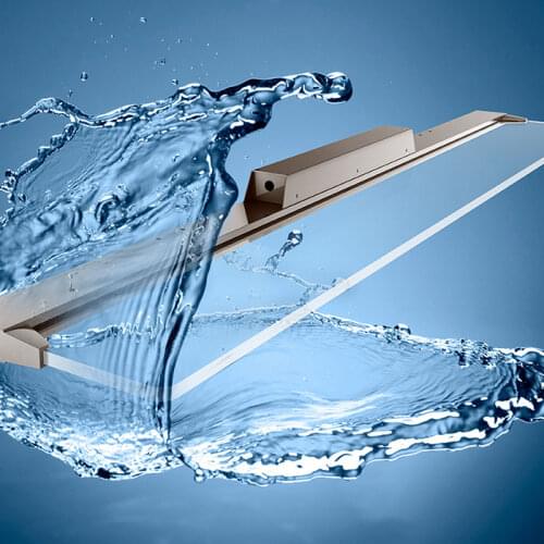 New acrylic transparent quadrate wall lamps bathroom toilet dresser bedroom mirror lamp wall lamp contracted wall lights