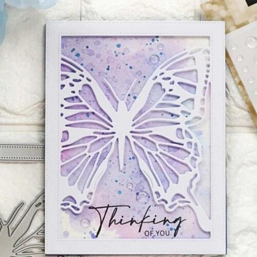 Panalisacraft Butterfly Frame Metal Cutting Dies Craft Dies Scrapbooking Card Making Album Embossing Stencil Die Cut Decoration