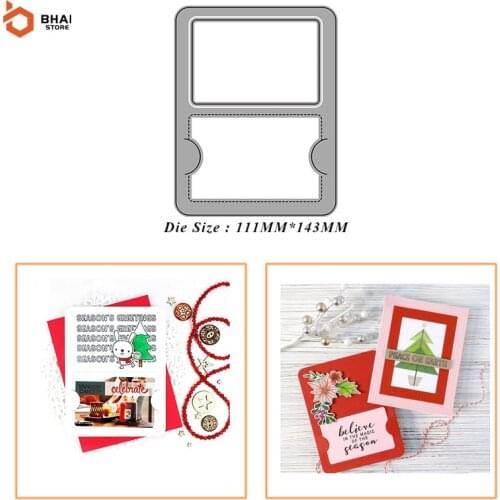 Greeting Card Metal Cutting Dies Stencil DIY Cards Stencils Photo Album Embossing Paper Making Scrapbooking Knife Mold New