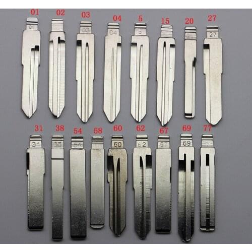 Remote chain 19# No. 19 71# 25# Key Blade Car key embryo For Car Key Embryo replacing the key head