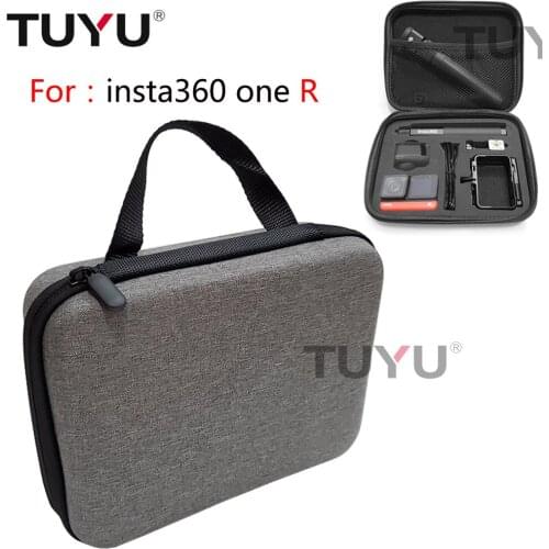 TUYU for Insta360 ONE R Panoramic Edition Carrying Case Insta 360 ONE R 360 mod wide angle Camera Portable Storage Bag Accessory