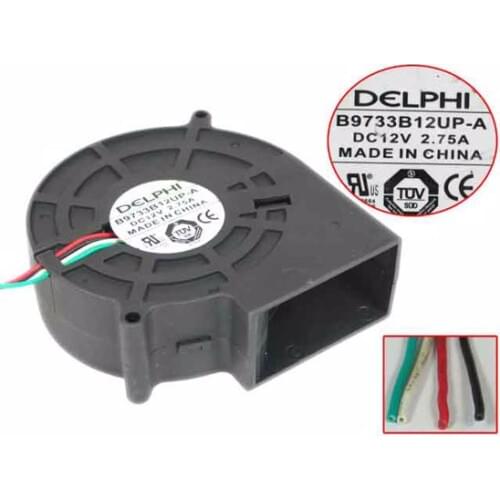 SEI B9733B12UP-A Server Cooling Fan DC 12V 2.75A 97x97x33mm 4-wire