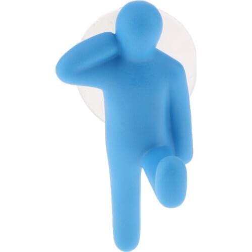 Blesiya Colorful Towel Holder Suction Cup Wall Hooks For Bathroom Kitchen