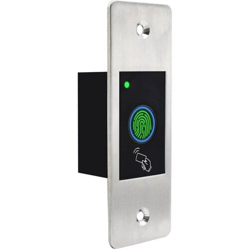 IP66 Waterproof Concealed Fingerprint Standalone Access Controller Reader Support 125KHz RFID EM ID Card