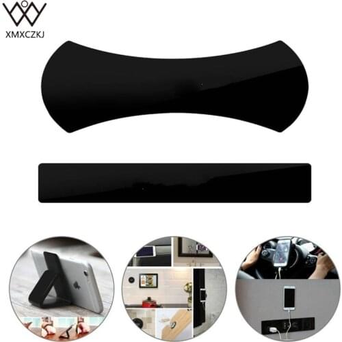 XMXCZKJ 2 pcs Sticky Gel Pad Car Stand Grip for phone and Tablets Powerful Strong Holder Stick Glue Sticker Anti Slip Washable