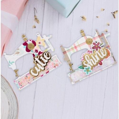 YPPcraft Sewing Machine Shaker Metal Cutting Dies Stencils for DIY Scrapbooking Decorative Embossing DIY Paper Cards