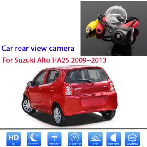 Rear View Camera For Suzuki Alto HA25 2009 2010 2011 2012 2013 CCD Full HD Night Vision Reverse Parking camera Waterproof