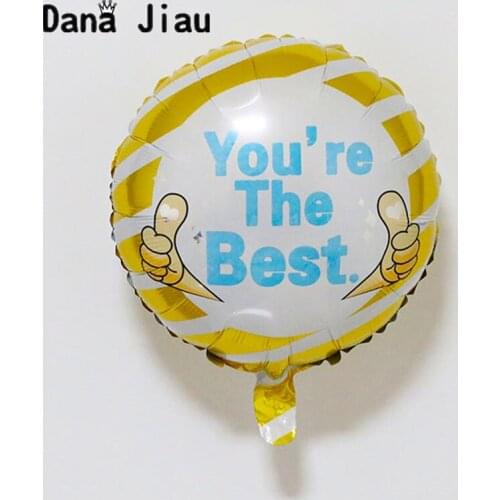 18inch You are the best kids happy Birthday Party balloons school graduation Wedding Decorations encourage Mothers Day gift