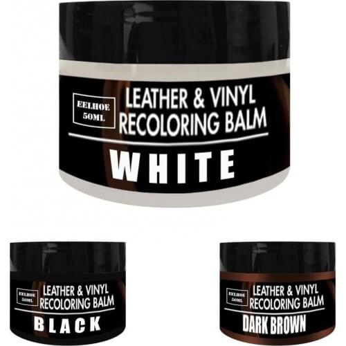 50ml Professional Car Leather Seat Shoes Scratch Color Restorer Repair Moisturizing Gel Cream Car Curing Accessories Supplies