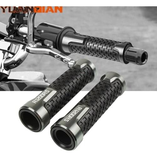 Hot sale 7/8''22mm For BMW R1200RS Universal Motorcycle Cnc Aluminum Rubber Hand Grip Bar handlebar grip