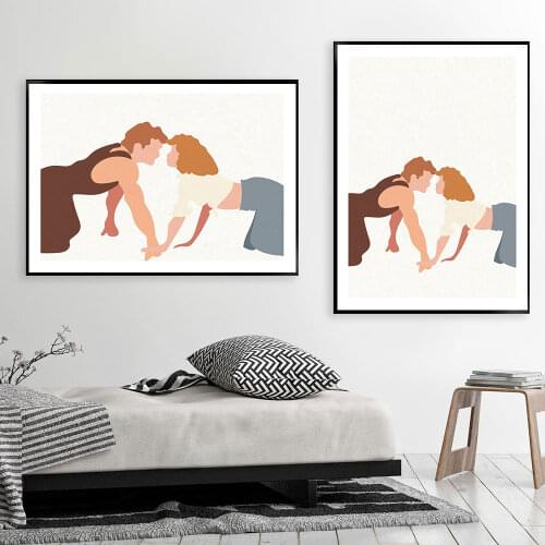 Abstract Dirty Dancing Poster Minimalist Canvas Painting Nordic Art Print Modern On The Wall Picture For Living Room Home Decor