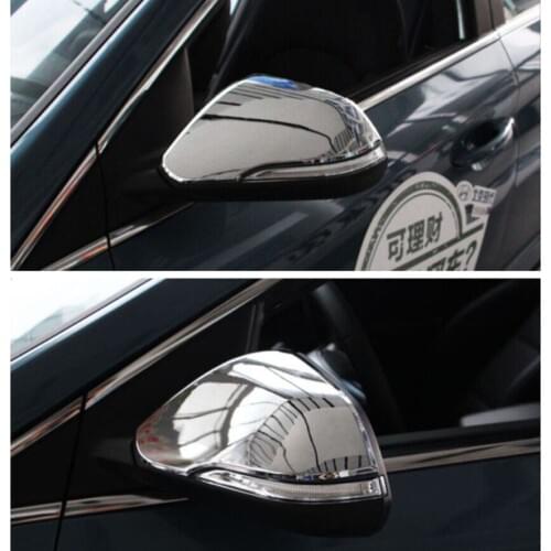 ACCESSORIES FIT For Hyundai SONATA 2016 CHROME SIDE MIRROR TRIM COVER MOLDING CAP OVERLAY GARNISH