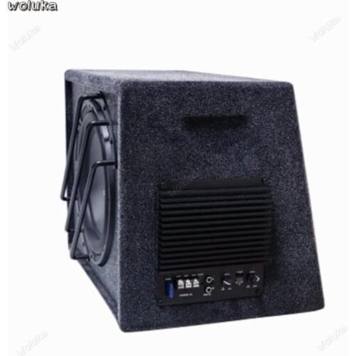 Car audio car 10 inch trapezoidal box subwoofer active power amplifier subwoofer high power speaker CD50 Q04