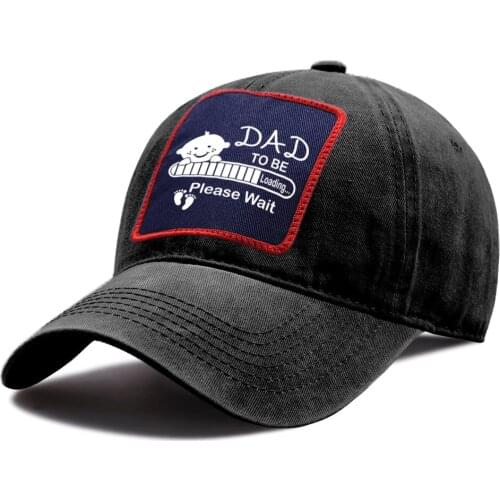 Dad To Be Loading Expecting Baby Golf Caps Sport Unisex Tactical Hat Sun Shade Casual Riding Hats Breathable Cotton Baseball Cap