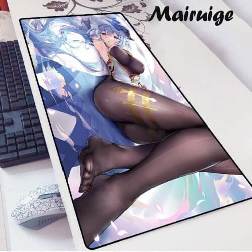 Genshin Impact 80x40 Large Mouse Pad Gaming Accessories XXL PC Laptop Gamer Mousepad Anime Antislip Mat Keyboard Desk Mat Carpet