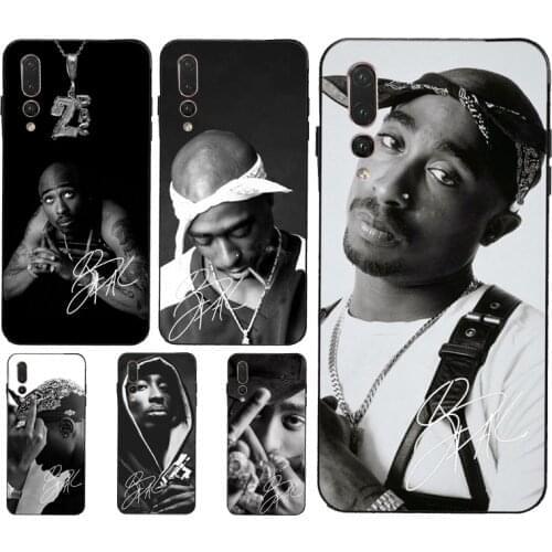 2Pac Tupac Shakur signed Rap Rapper Case For Huawei P30 P10 Lite P40 P20 Pro P Smart 2019 Z Mate 10 20 Lite 30 Pro Coque