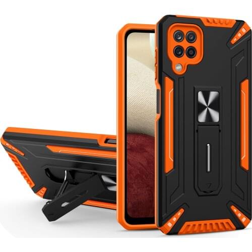 Phone Case For Samsung Galaxy A02 A02S A03S F02S A51 4G A71 A12 5G Nacho Armor Bracket Anti-fall Shockproof Protect Back Cover