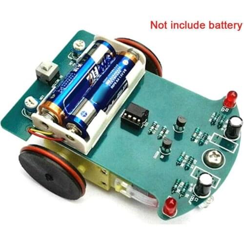 D2-1 DIY Kit Intelligent Tracking Line Smart Car Kit TT Motor Electronic DIY Kit Smart Patrol Automobile Parts DIY Electronic