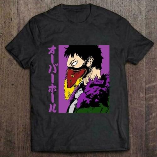 My Hero Academia Overhaul Cosplay Print Short Sleeve Causal T-Shirt Graphic Round Neck Tops Tees