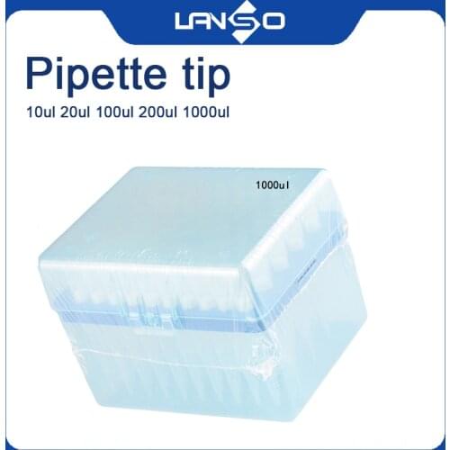 Laboratory Supplies Consumables Pipette Tip Box Filter Tips 1000ul Micro Pipette 100 pieces / box