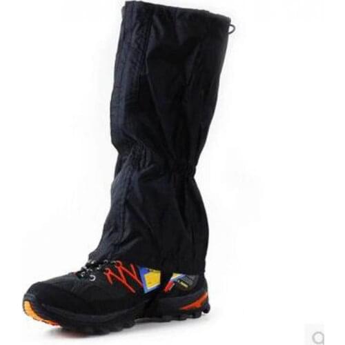Outdoor Hiking Walking Climbing Hunting Snow Legging Gaiters Ski Gaiters Brand New 1 Pair Waterproof Black