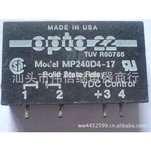 Opto 22 Solid State Relays (MP240D4-17)