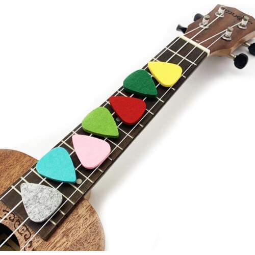SLOZZ Soft Felt Ukulele Pick 5 pieces pack Ukulele Accessories