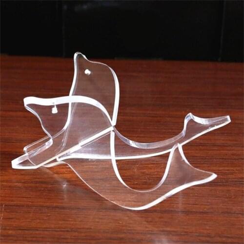Thumb Piano Display Stand Kalimba Crystal Transparent Stand Thumb Piano Vertical Stand Dolphin Stand