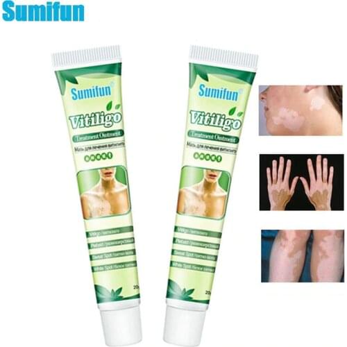 Sumifun 20g Vitiligo Treatment Ointment Psoriasis Cream Mycosis Leukoplakia Plaster White Spot Cream Strong Antibacterial Cream