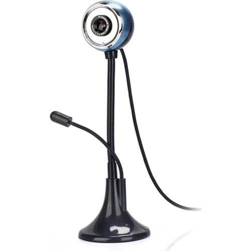 HD 640*480P Webcam Computer PC Web Cameras With Microphone For Live Broadcast Video Calling Conference Work Teaching