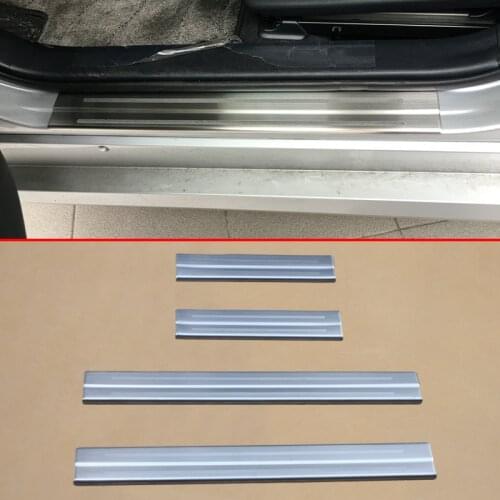 For Toyota Prius Prime 2016-2020 2021 Stainless Steel Door Sill Kick Scuff Plate Protector Accessories