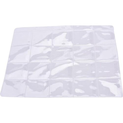 1Sheet Coins Holders Album 20 Pockets Transparent Money Coin Collection Page Albums For Collectors Home Decor Accessories