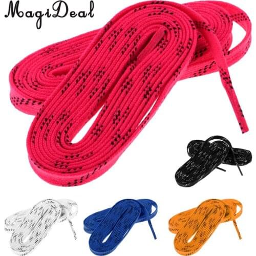 1pair 96" 108" 120" Nylon Adult Men Women Kids Ice Hockey Skates Shoe Flat Laces for Sports Roller Derby Skates/Skates/Boots
